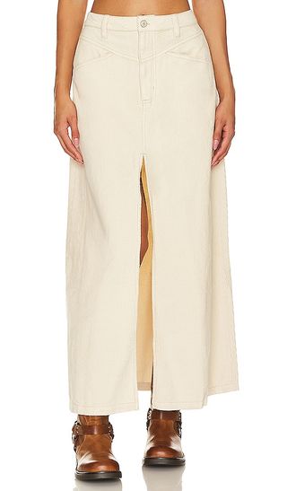 Come as You Are Cord Maxi Skirt