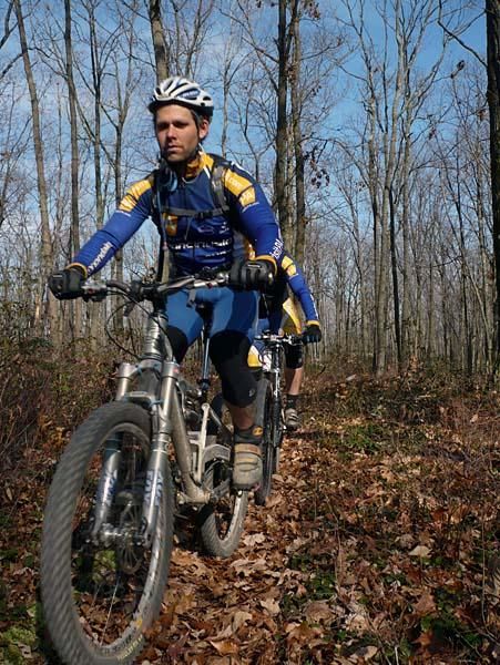 Rob Lichtenwalner leads the ride.