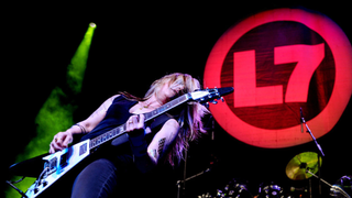 Donita Sparks of L7 performs at O2 Ritz Manchester on September 10, 2016 in Manchester, England. 