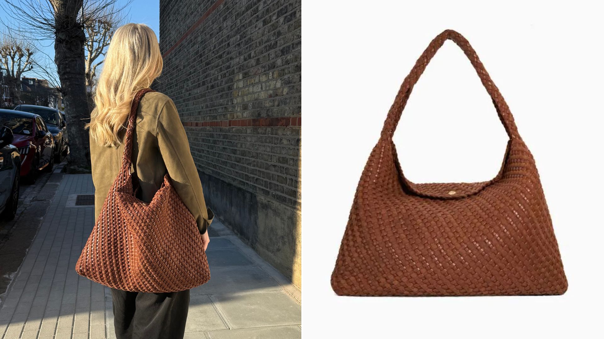Two images of Dune XL Deliberate bag