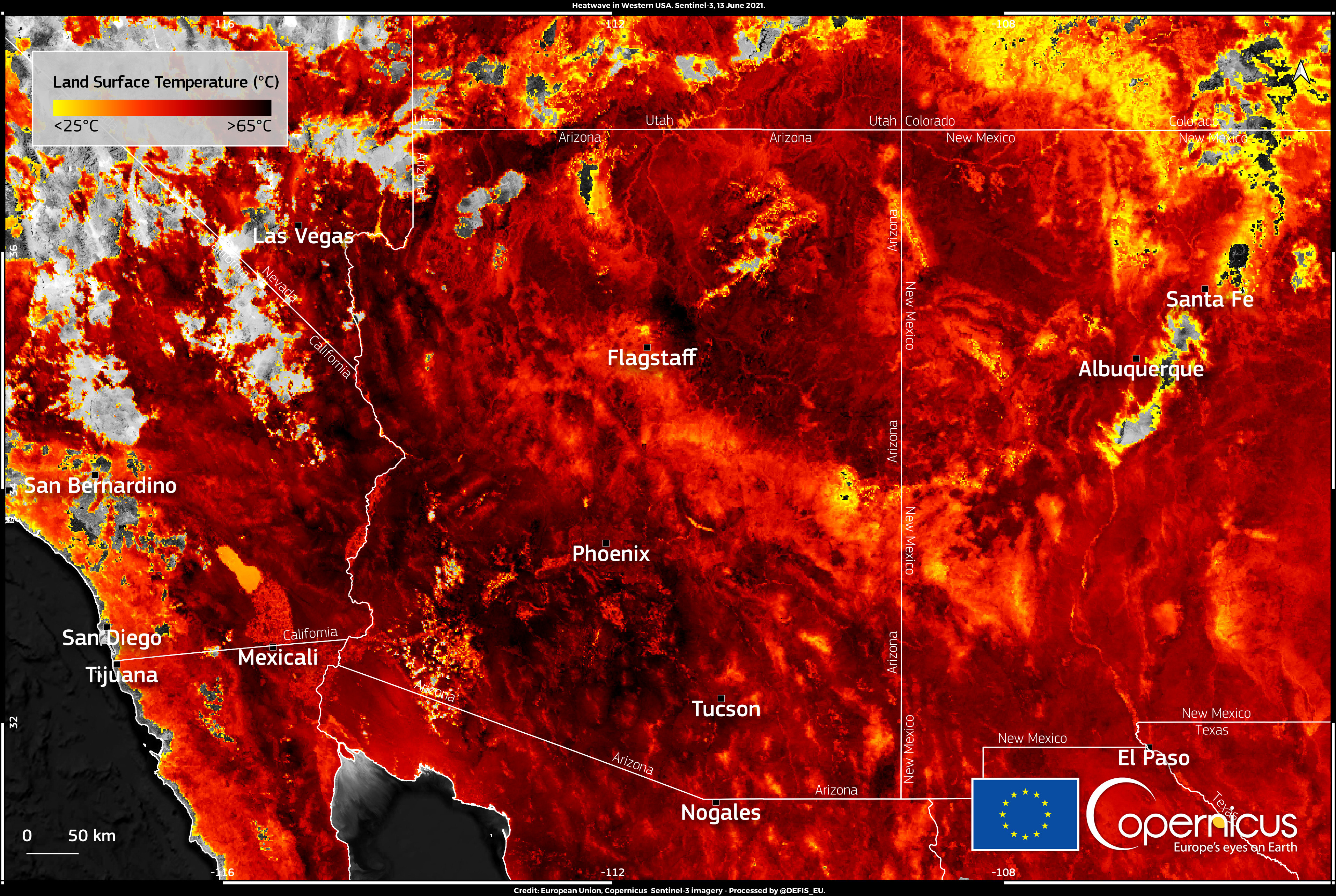 The floor is lava; June 2021 was the hottest June in North American history.