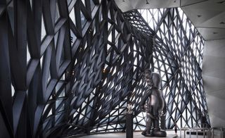 Atrium space at Zaha Hadid Architects' Morpheus hotel, Macau, China