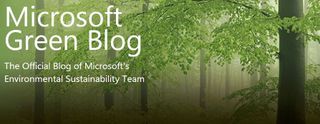 Microsoft Green Blog