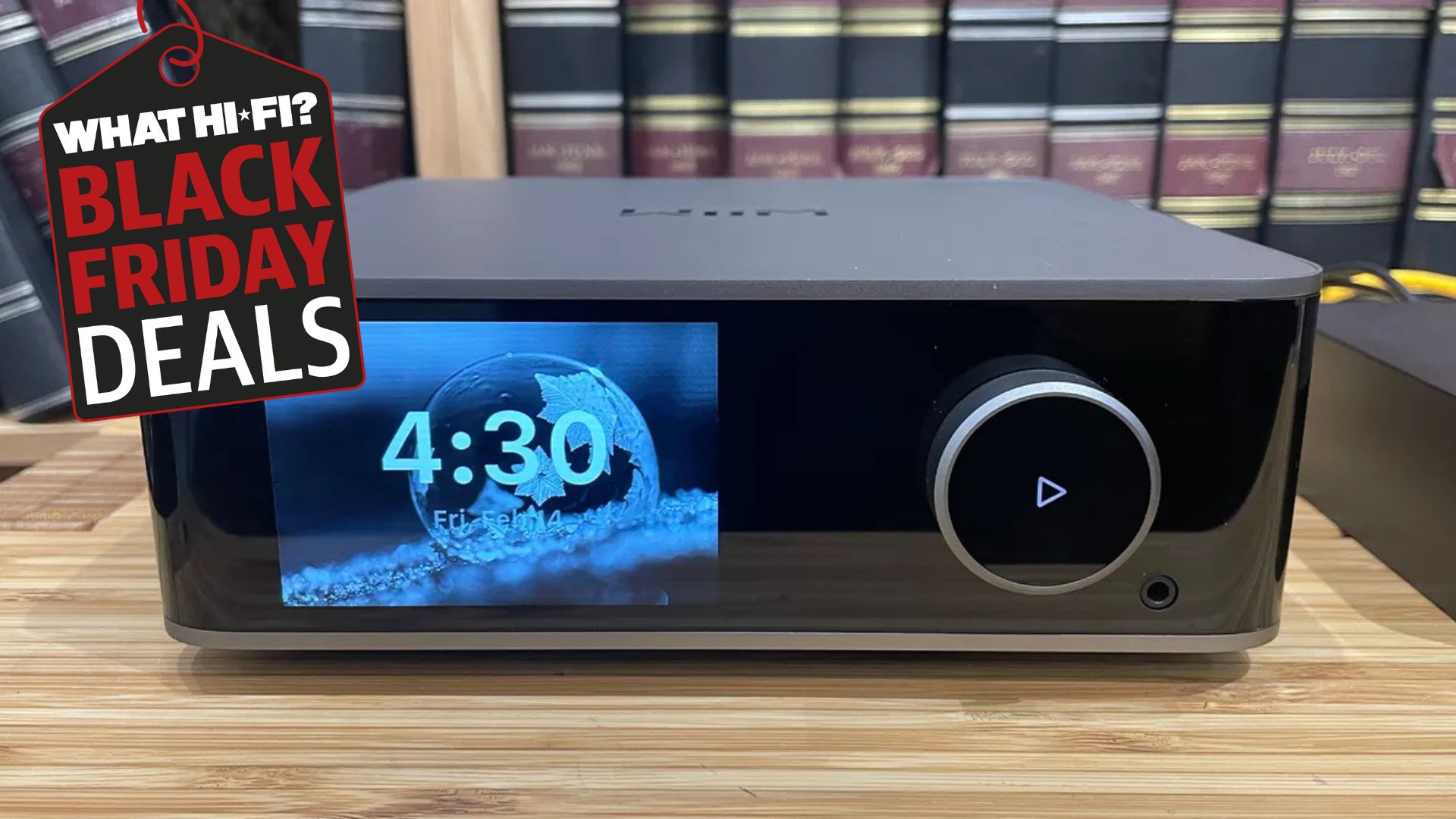 WiiM Ultra music streamer with the WHF Black Friday tag