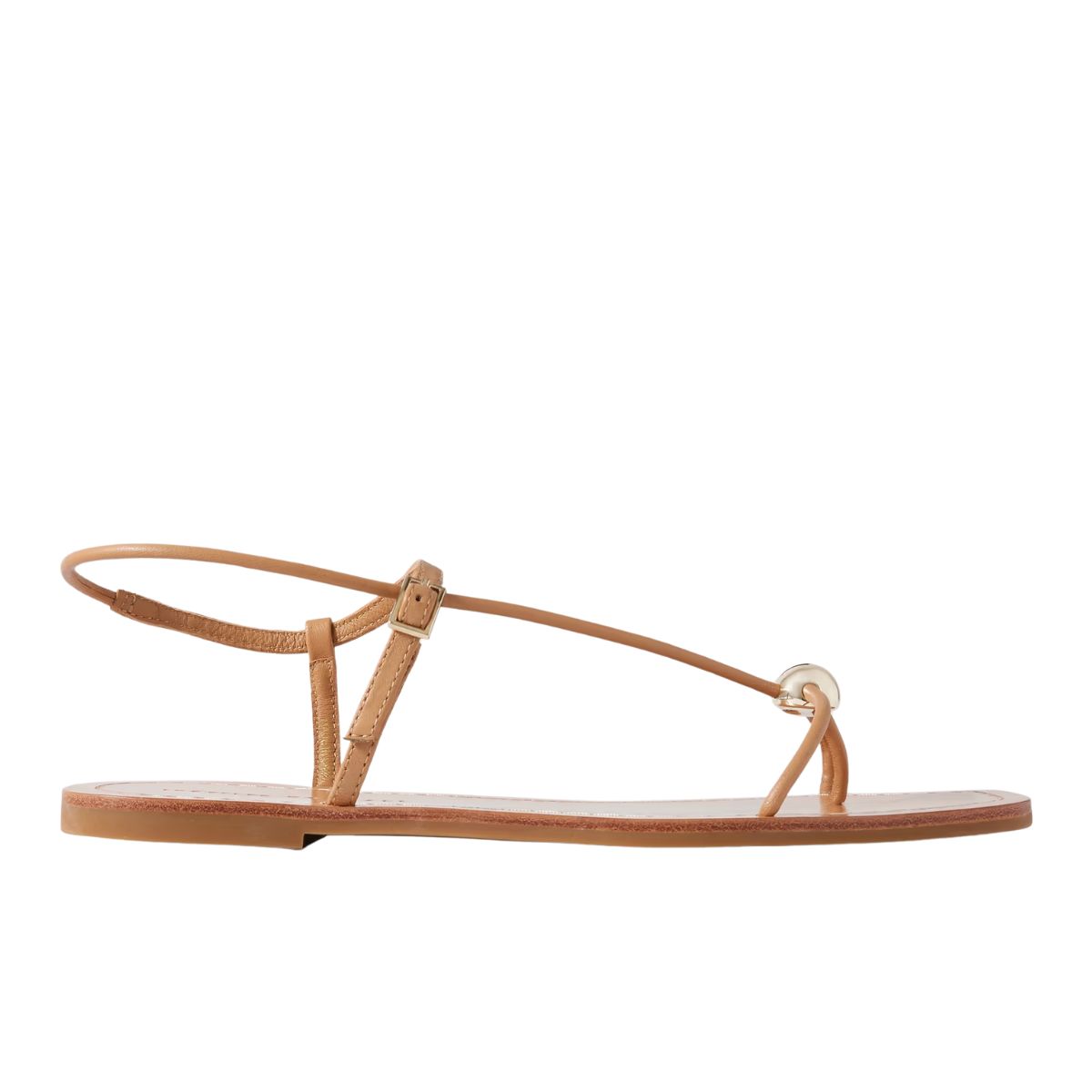 Lara Embellished Leather Sandals