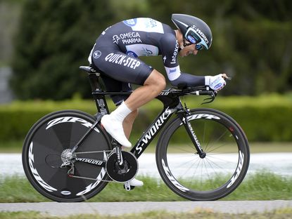 Michel Kwiatkowski in the Prologue of the 2014 Tour de Romandie