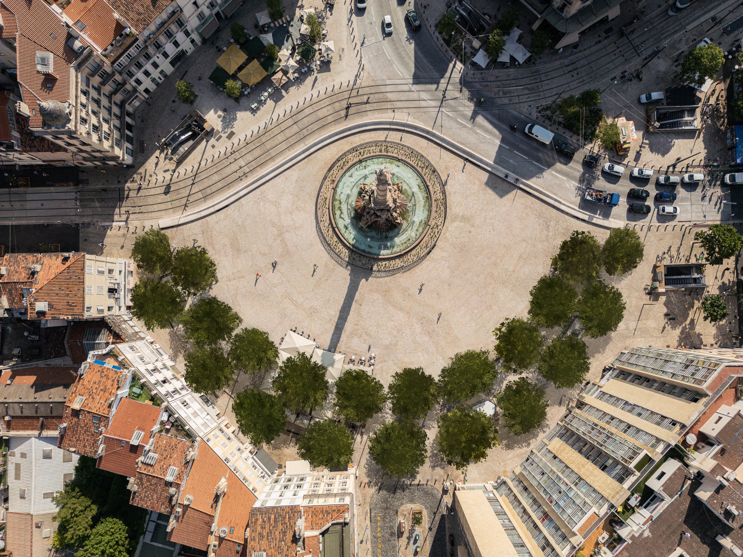 Place Castellane, Marseille, redesigned by Ora &Iuml;to
