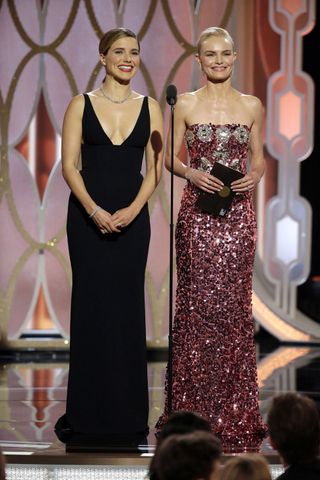 Sophia Bush & Kate Bosworth at the Golden Globes 2016