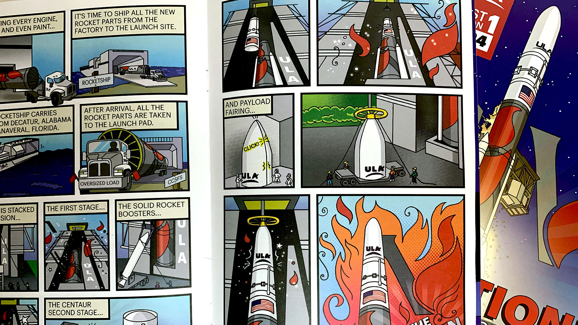 ULA chronicles the rise of Vulcan rocket in new employee-drawn comic book Space