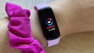 Menstrual tracking on the Fitbit Inspire 3