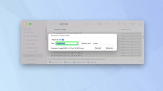 How to rename multiple files on Mac