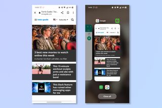The first step to using split screen on Android