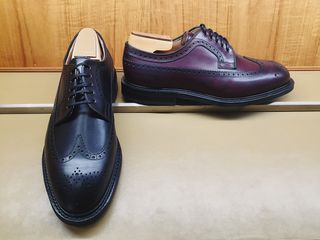 pair of black shoe