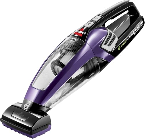 Bissell Pet Hair Eraser Cordless Hand Vacuum, Lithium Ion, Home, Auto, and Pet Vacuum, Easy-Empty Dirt Bin, Upholstery Tool, Brush Tool, and Crevice Tool Included, 2390a