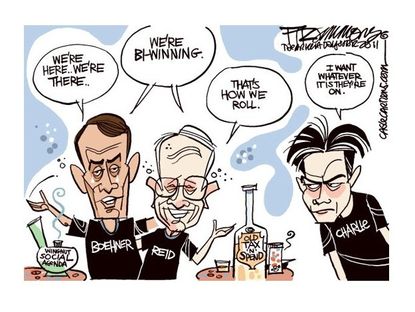 Boehner and Reid: Drinking buddies