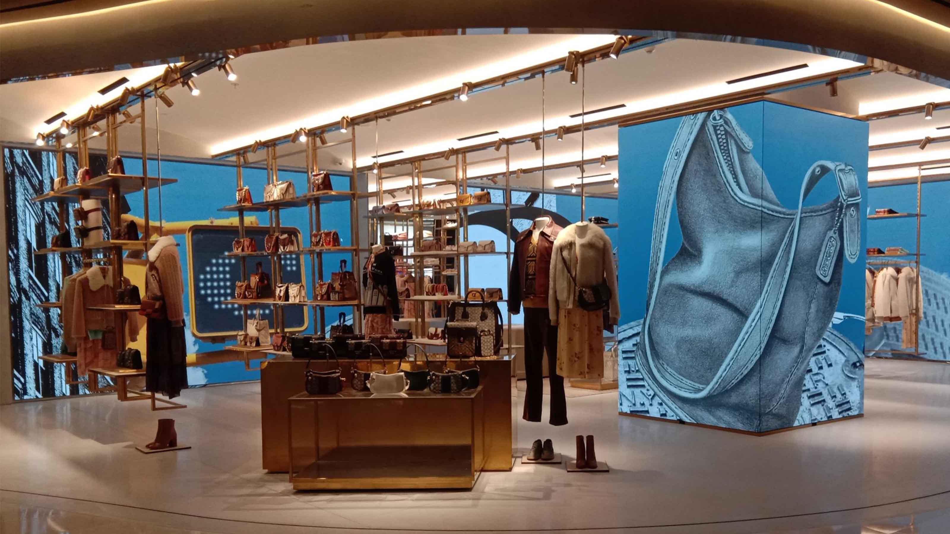 Avocor Display at Coach Store