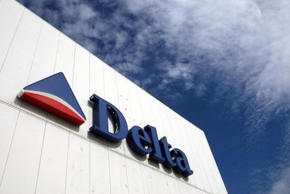 The Delta logo.