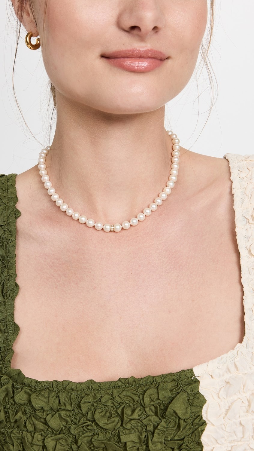 Sydney Evan 14k Fresh Water Pearl Necklace