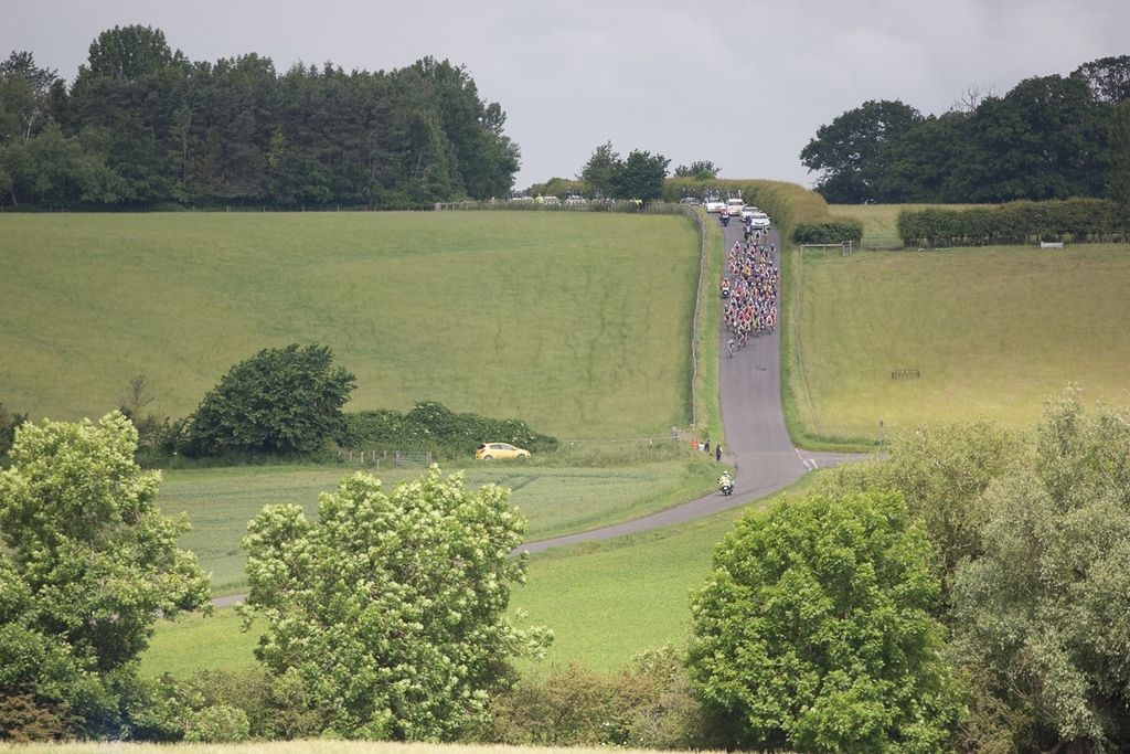 The scenic British countryside in full display