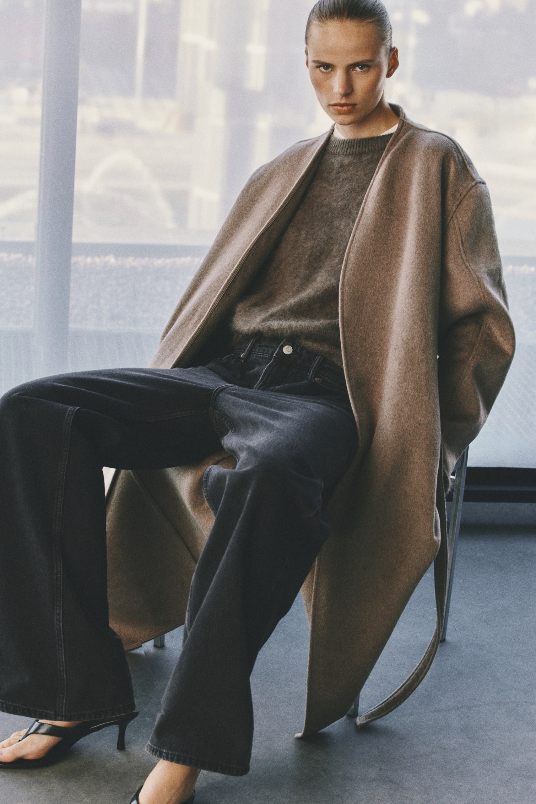 Wool-Blend Coat