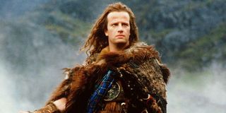 Christopher Lambert as connor Macleod in Highlander