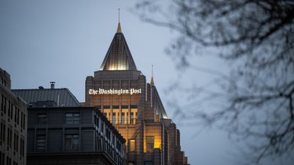 The headquarters of the Washington Post in Washington, D.C. 