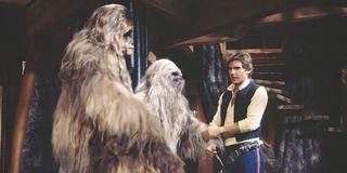 Harrison Ford and Wookiees in Star Wars Holiday Special