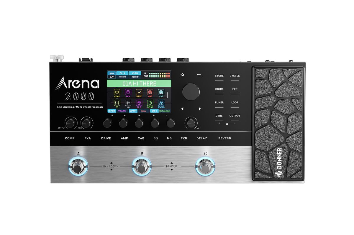 Donner's new Arena2000 amp modeler and multi-effects unit