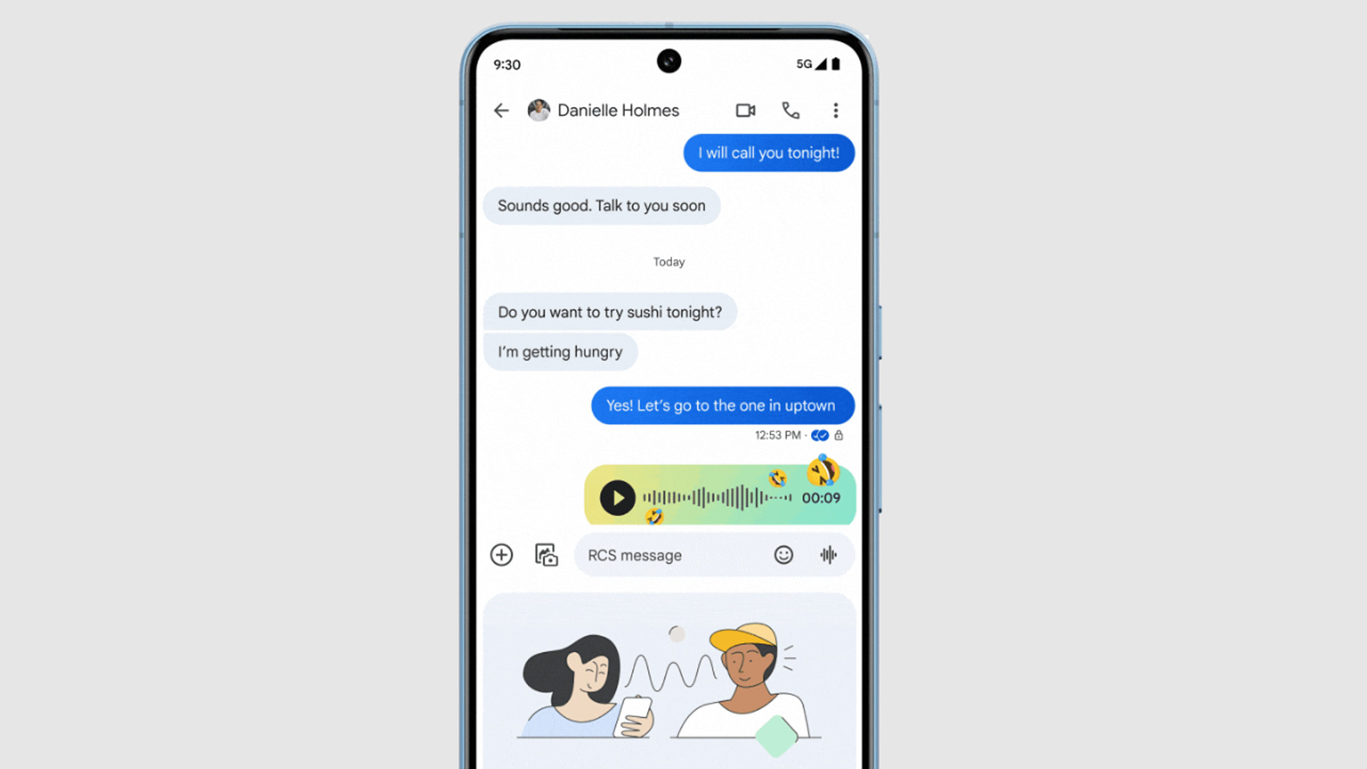 Google Messages' new Voice Mood