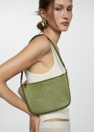 Shoulder Bag With Detachable Handle