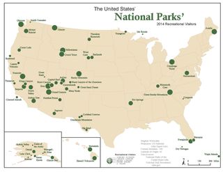 62 protected areas are managed by the National Park Service