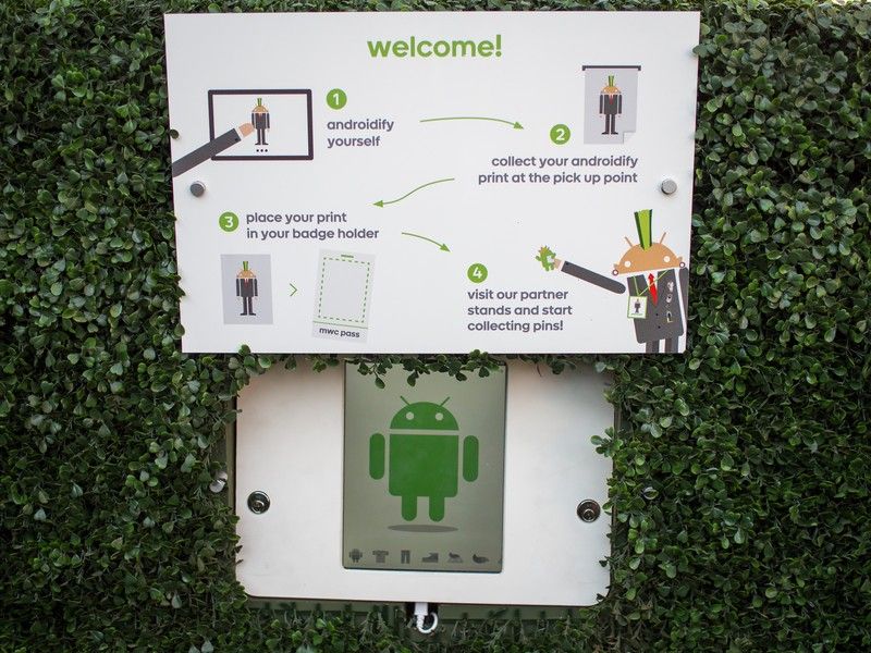 Google Android Garden at MWC