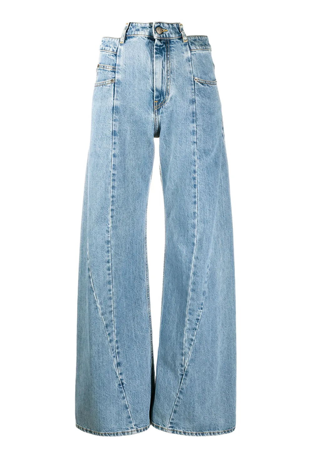 Maison Margiela D&amp;eacute;cortiqu&amp;eacute; Wide-Leg Jeans | 38
