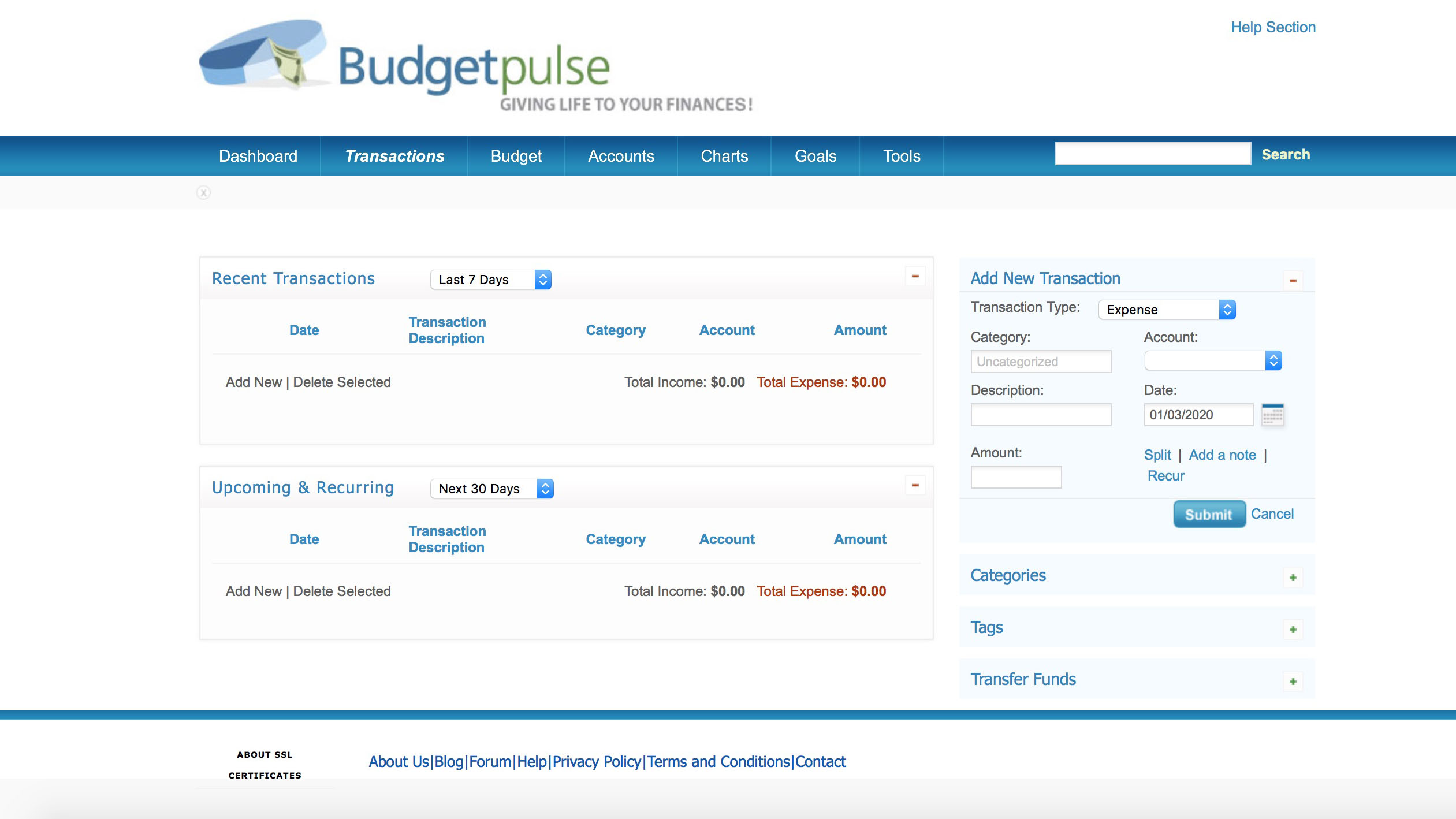 BudgetPulse