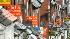 A row of houses to rent in Birmingham