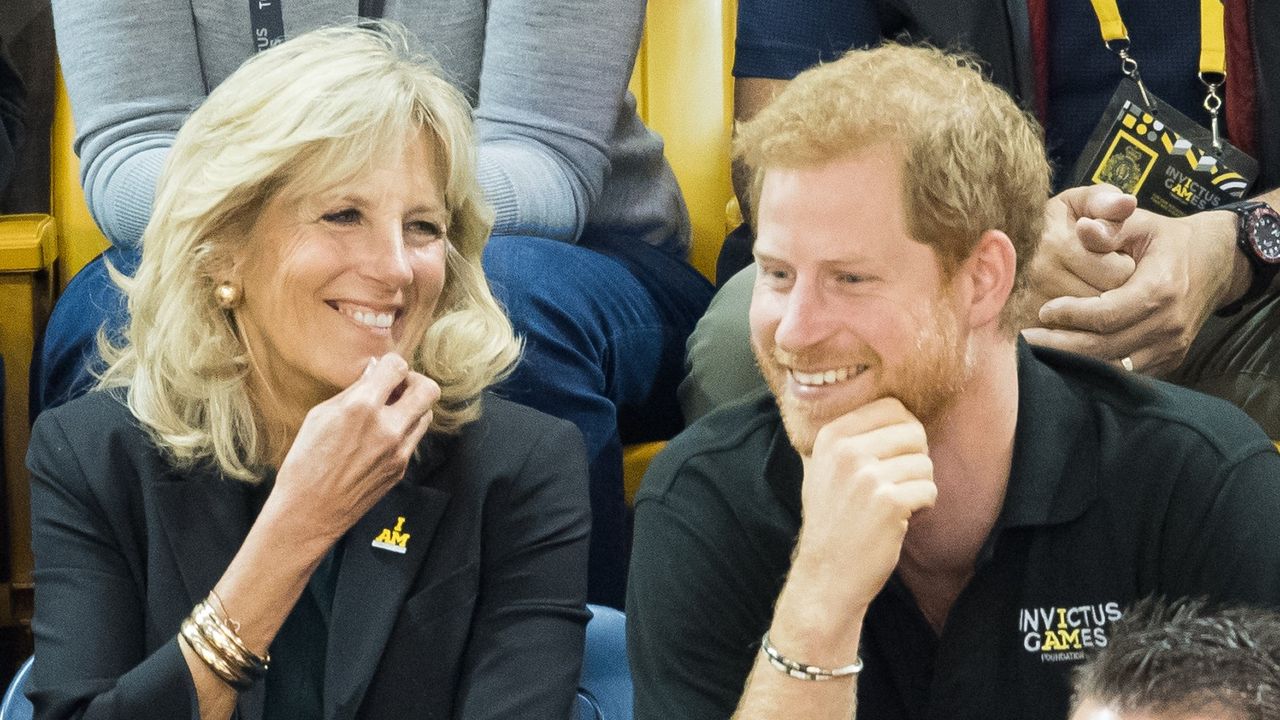 Jill Biden and Prince Harry