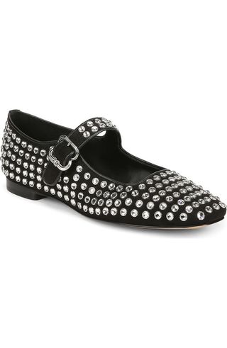 Michaela Rhinestone Mary Jane Flat