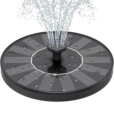 Solar Fountain, Solar Water Fountain, Solar Water Features for the Garden, Bird Bath for Garden, Solar Water Pump