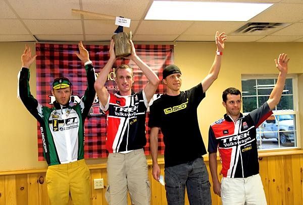 Men's podium