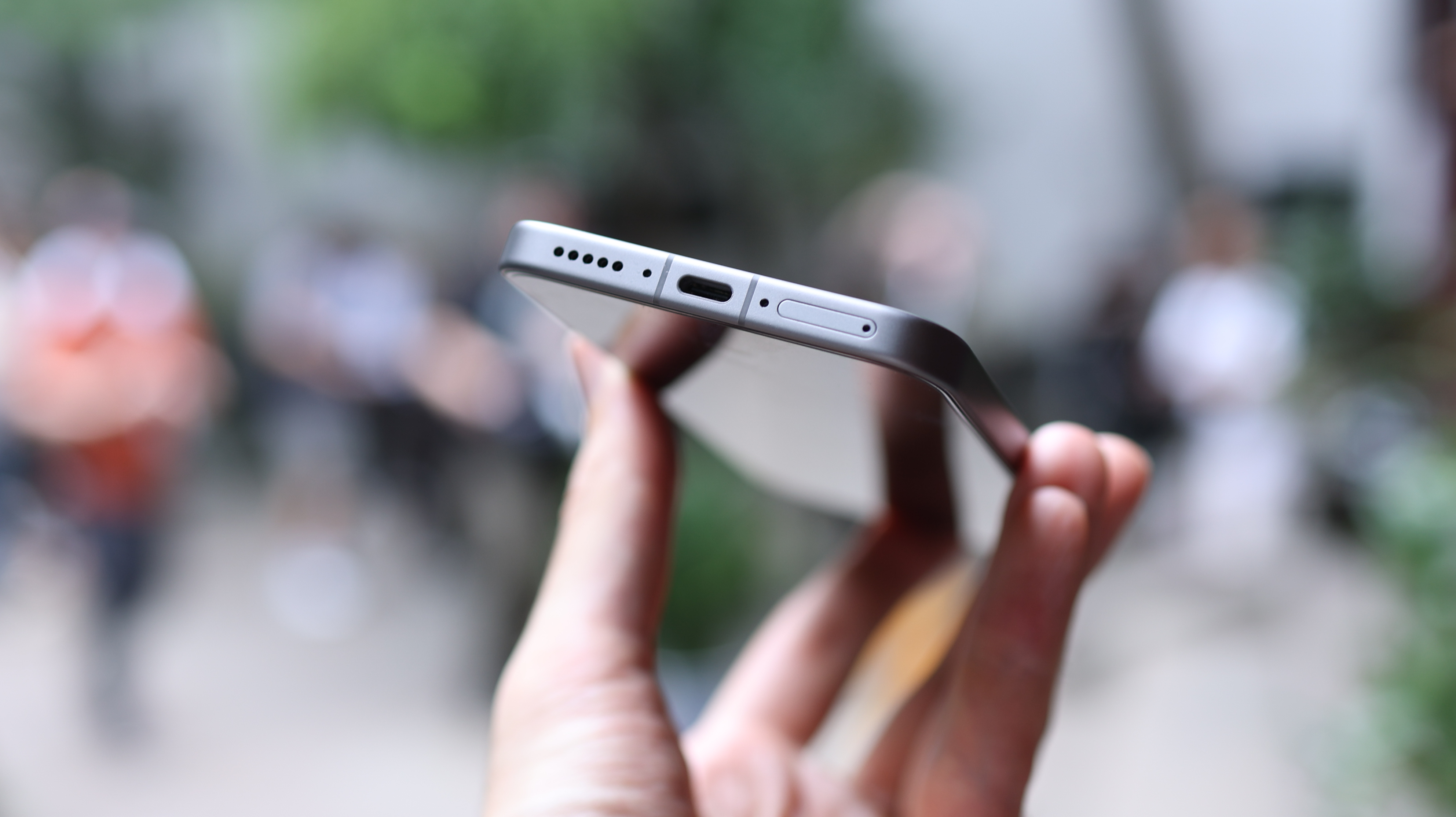 Vivo X300 Pro camera phone held in a hand