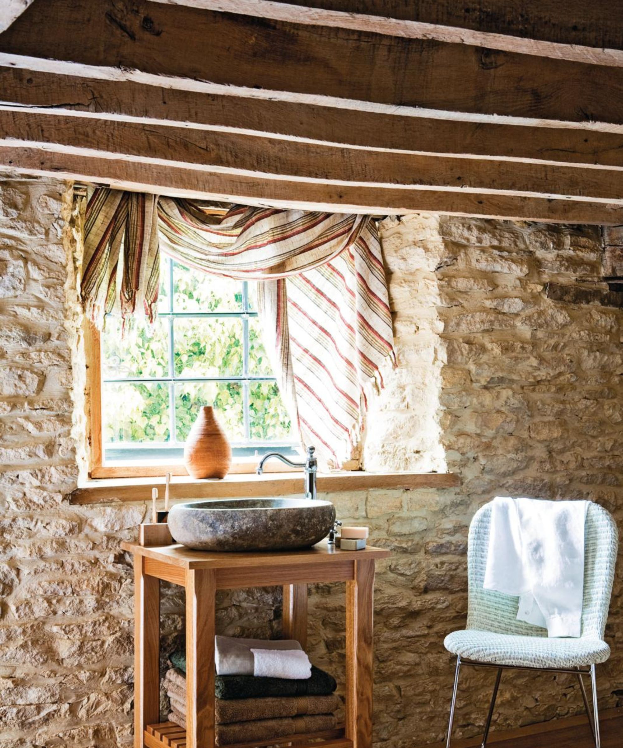 Rustic bathroom
