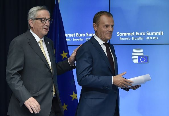 Jean-Claude Jencker and Donald Tusk.