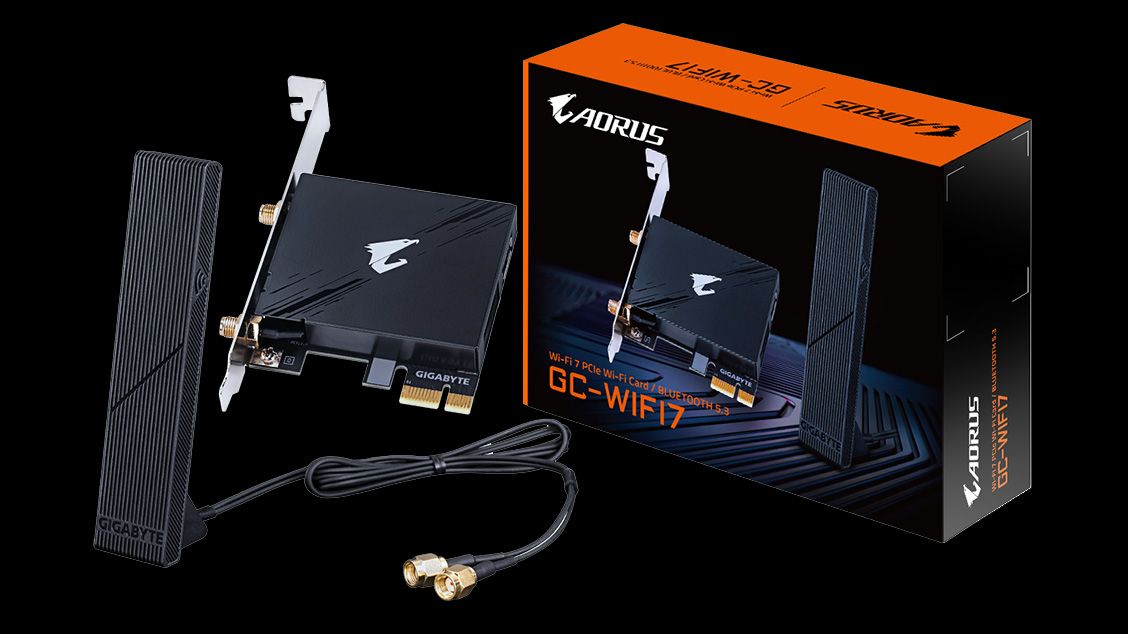 Gigabyte's Wi-Fi 7 PCIe card preps your desktop for a faster