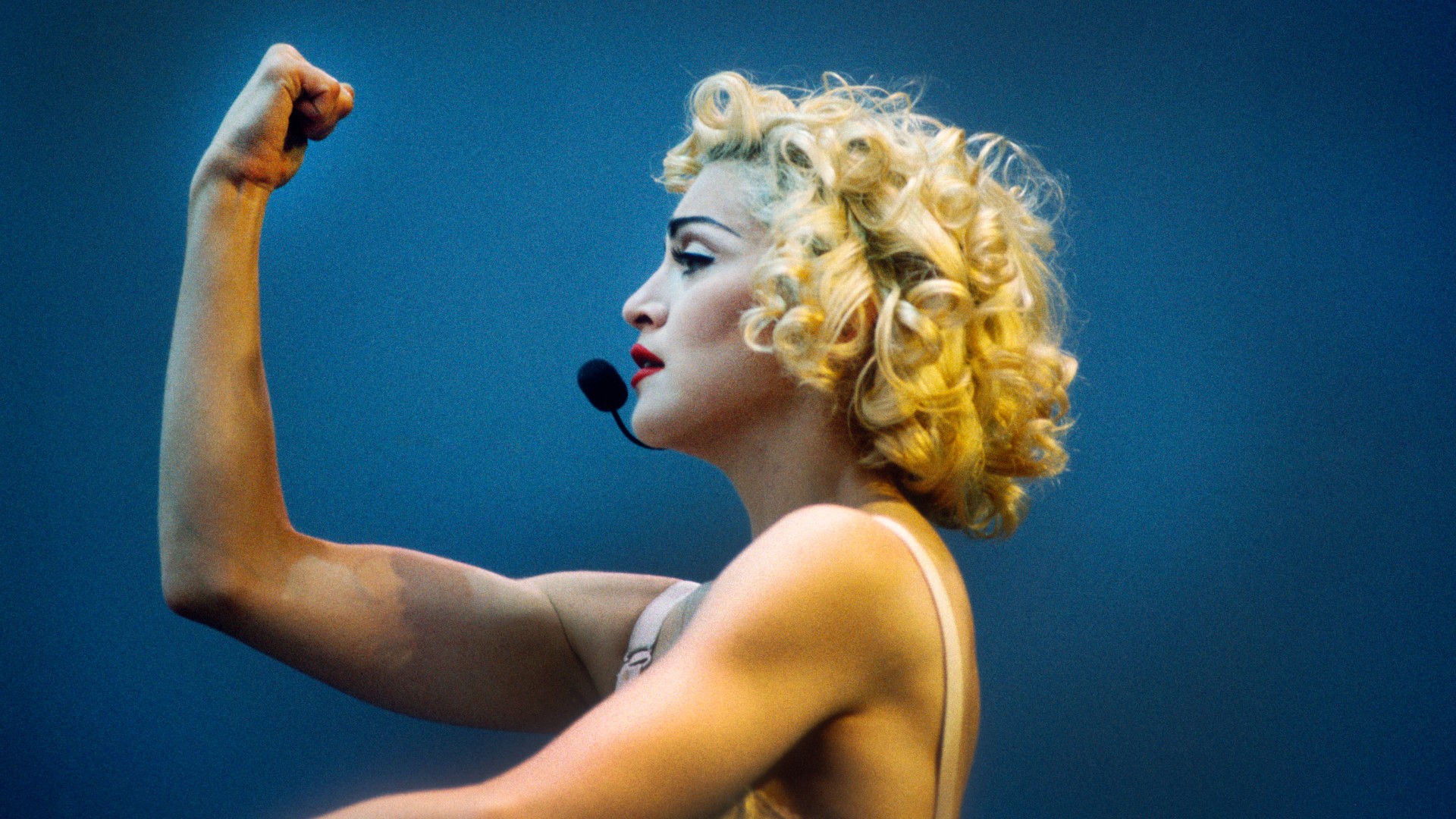 Madonna revisits iconic cone bra while showing off wardrobe