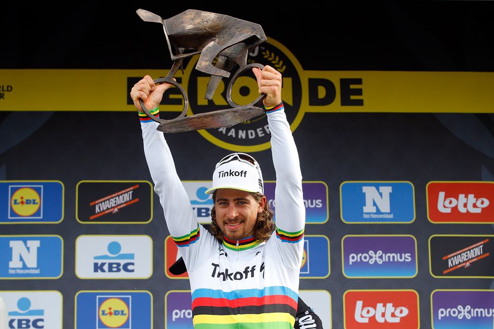 Peter Sagan (Tinkoff) wins his first ever Monument