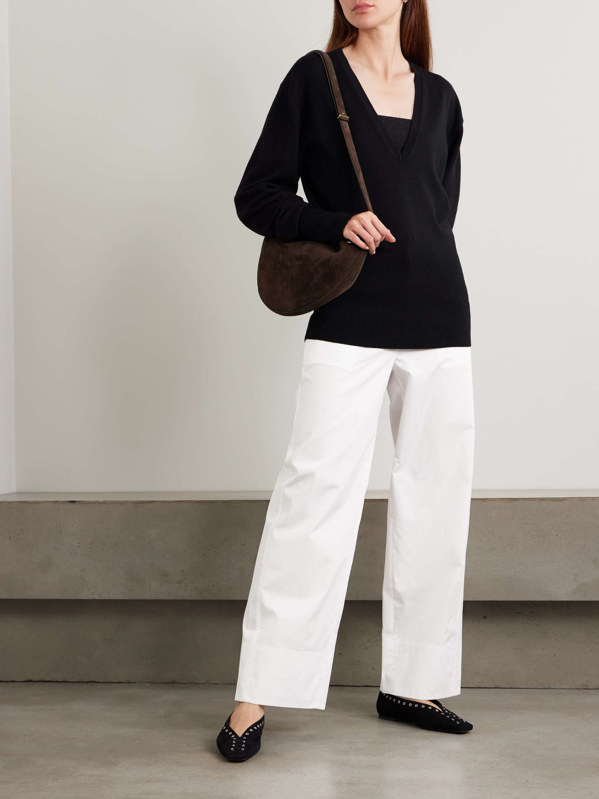 Organic Cotton-Poplin Pants