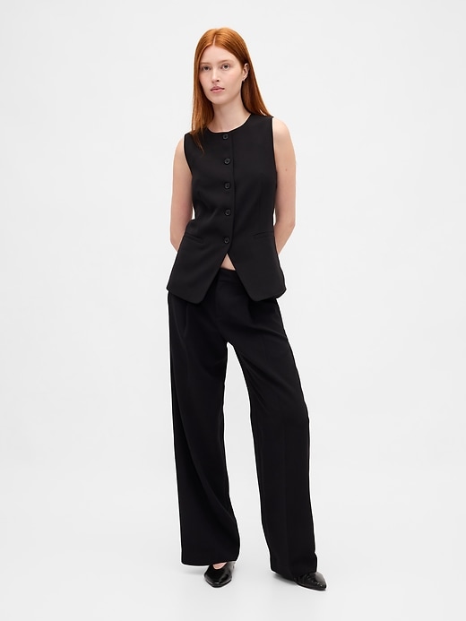 365 Low Rise Pleated Wide-Leg Trousers