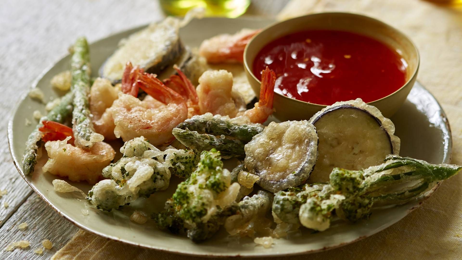 Beer battered prawns recipe