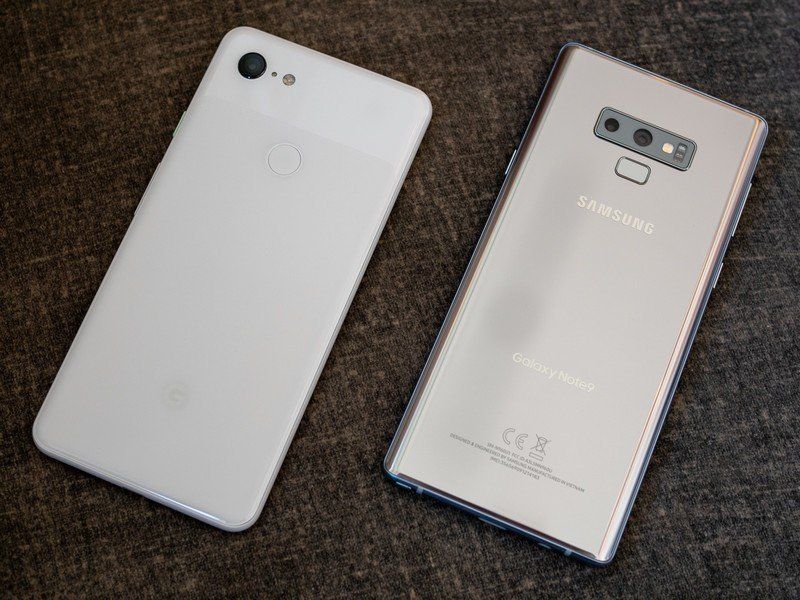Google Pixel 3 XL vs. Galaxy Note 9