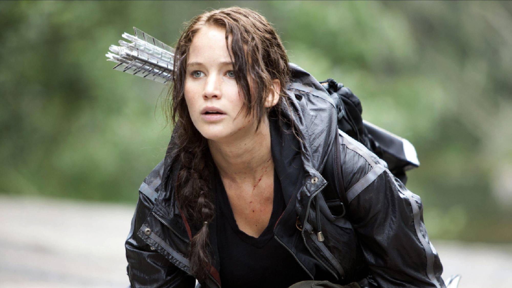 Jennifer Lawrence als Katniss Everdeen in „Die Tribute von Panem“.
